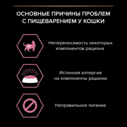 Pro plan 85 г пауч влажный  корм для взрослых кошек с чувствительным пищеварением или с особыми предпочтениями в еде, с ягненком в соусе