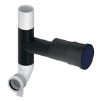 Патрубок сливной с вентиляционным отводом DN 70 правый, 90 градусов. TECEprofil.