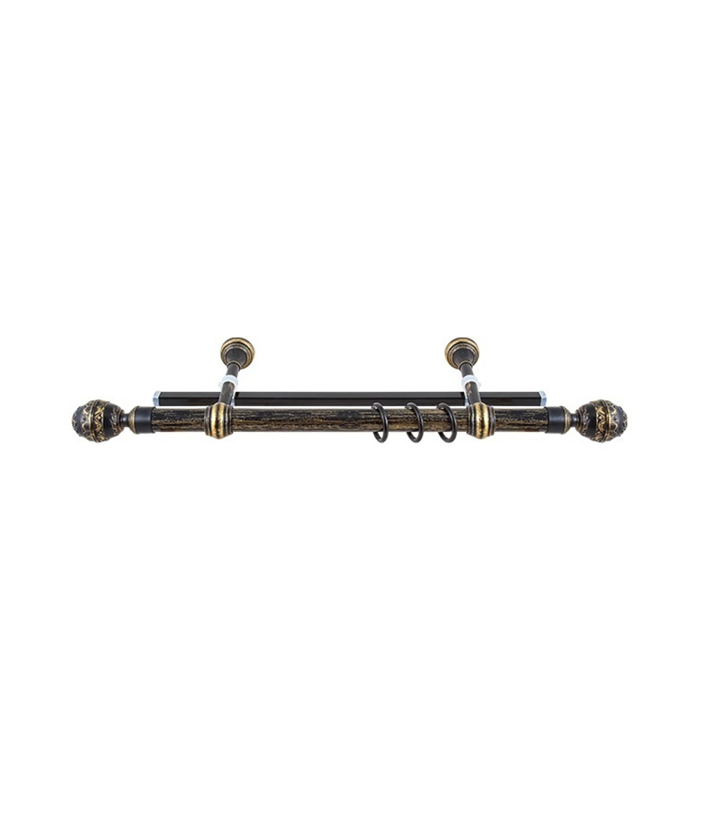 Карниз круглый Legrand Валанс 2-х  рядный 2800 мм