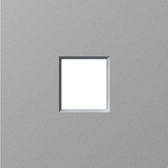 Накладка 1-я для розеток RJ45, TV, SAT,  HDMI,  матовый серый,  серия A07