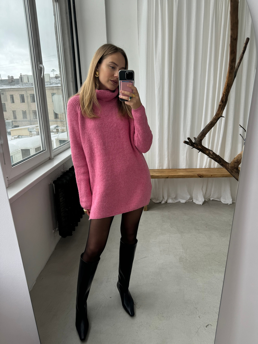 Свитер Альма розовый