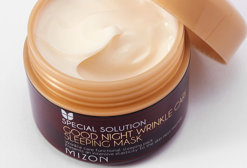 Mizon  Ночная маска антивозрастная -  Good night wrinkle care sleeping mask, 75мл