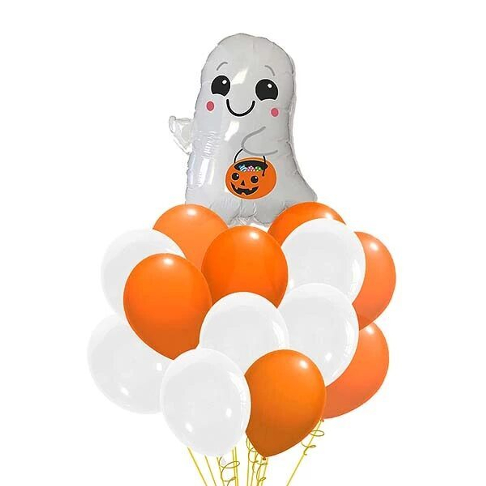 Композиция из шаров Веселое привидение