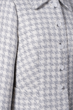 Жакет женский 3888ВПА, бело-серый #323Бсе043888ВПА