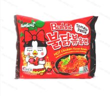 Пшеничная лапша со вкусом острой курицы в томатной пасте, Samyang Hot Chicken Flavor Ramen BULDAK TOMATO PASTA, Корея, 110 гр.