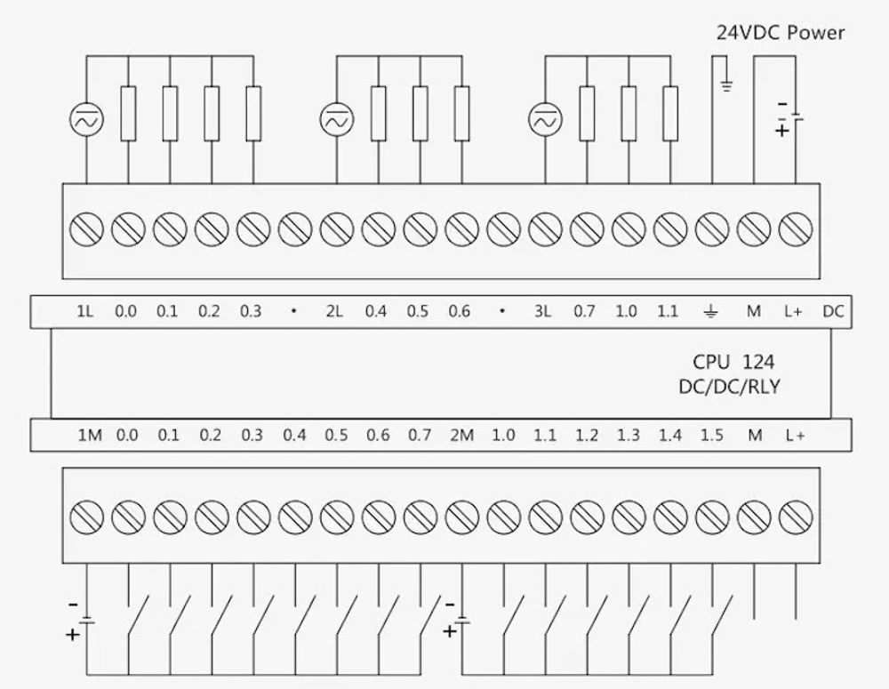 ЦЕНТРАЛЬНЫЙ ПРОЦЕССОР UNIMAT CPU124-1R DC/DC/RLY UN 1241BD230XB8 (UN 124-1BD23-0XB8)