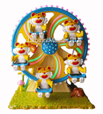 Карусель 5 мест с подъёмом «Веселые тигрята», 3,6×2,8×2,7 м