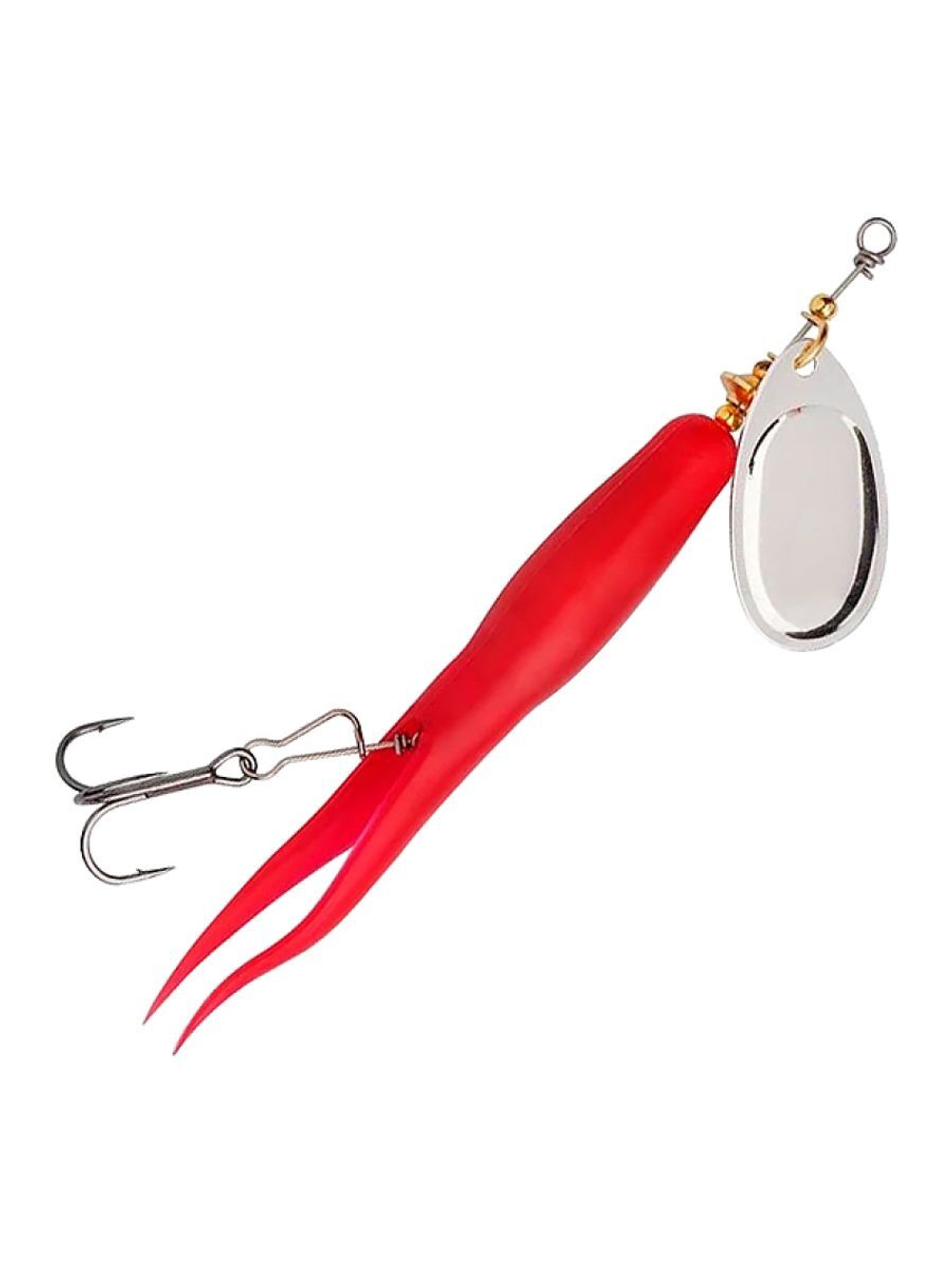 Блесна вращающаяся Abu Garcia Salmon Seeker, 24 г, Yellow/Silver