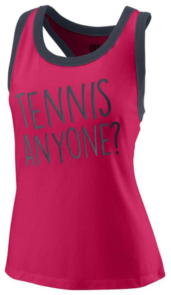 Женский топ теннисный Wilson Tennis Anyone Tech Tank W - love potion