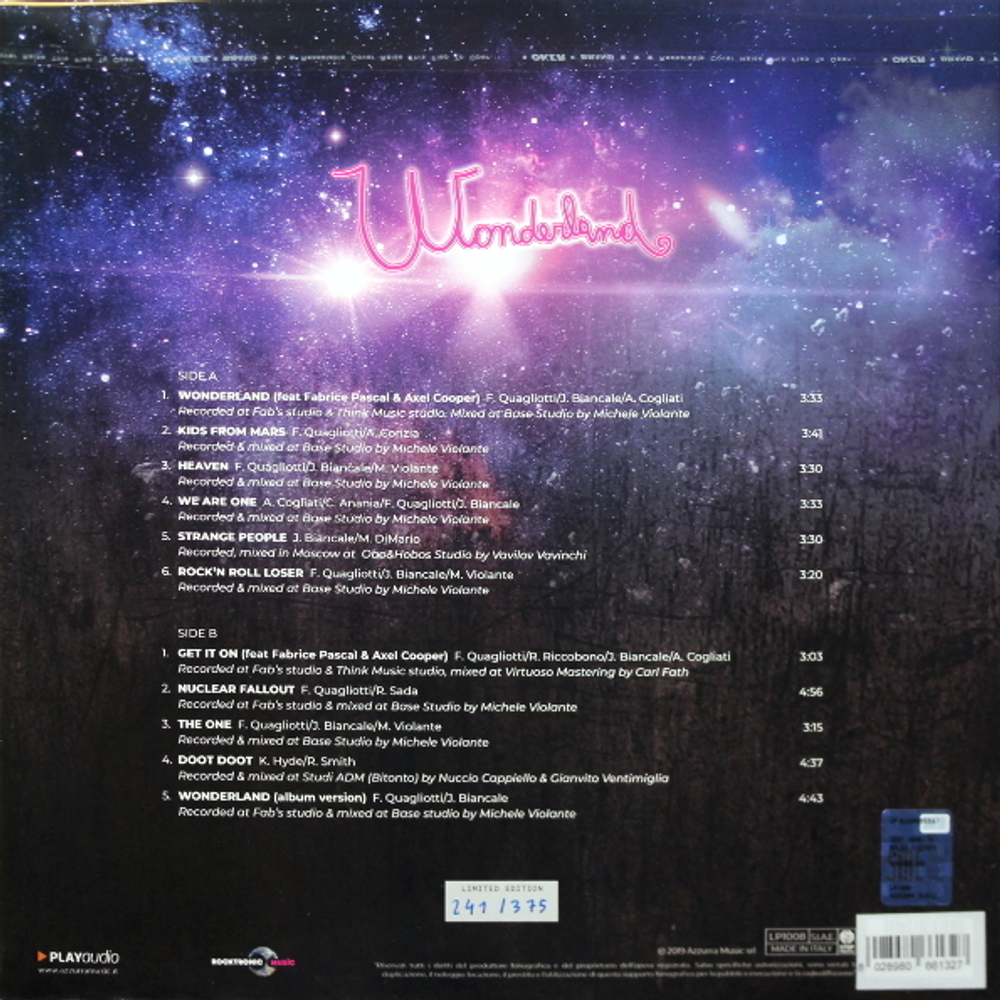 Rockets / Wonderland (Coloured Vinyl)(LP)