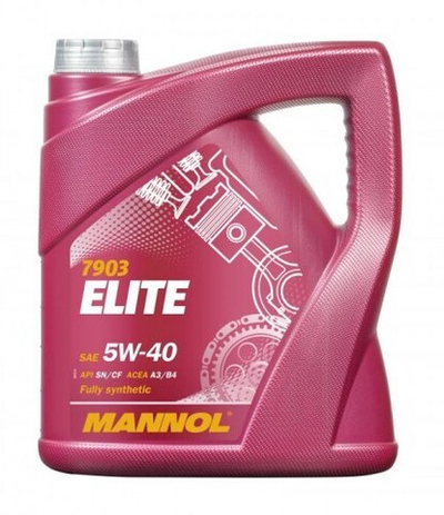 MANNOL 7903 Elite 5W-40 SN/CF Масло моторное, 4л (п. канистра)