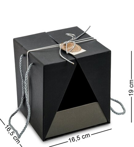 WG-98/2-B Коробка подарочная «Бабочка» цв.черный