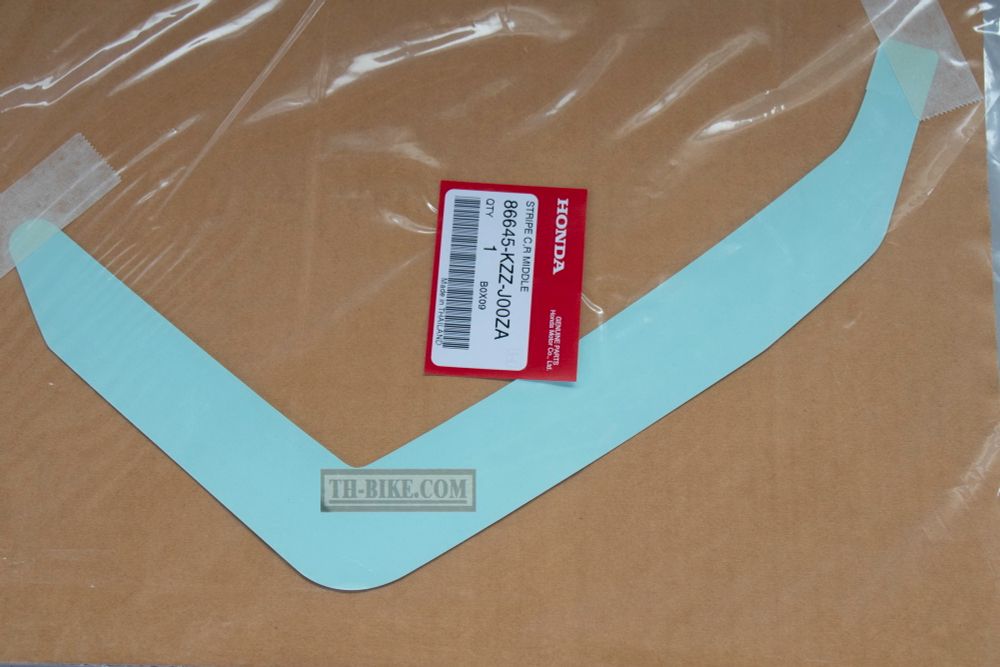 86645-KZZ-J00ZA. STRIPE C, R. MIDDLE COWL *TYPE1*. Honda CRF250Rally, Sticker OEM