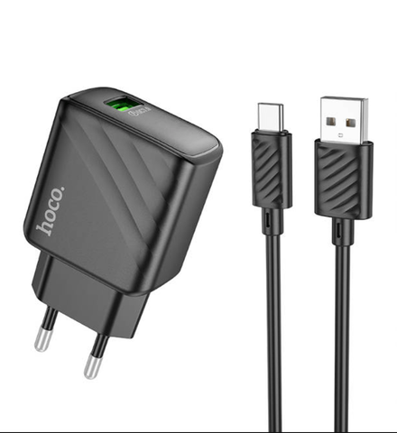 Блок питания Hoco CS21A + кабель Fast Charge 18W