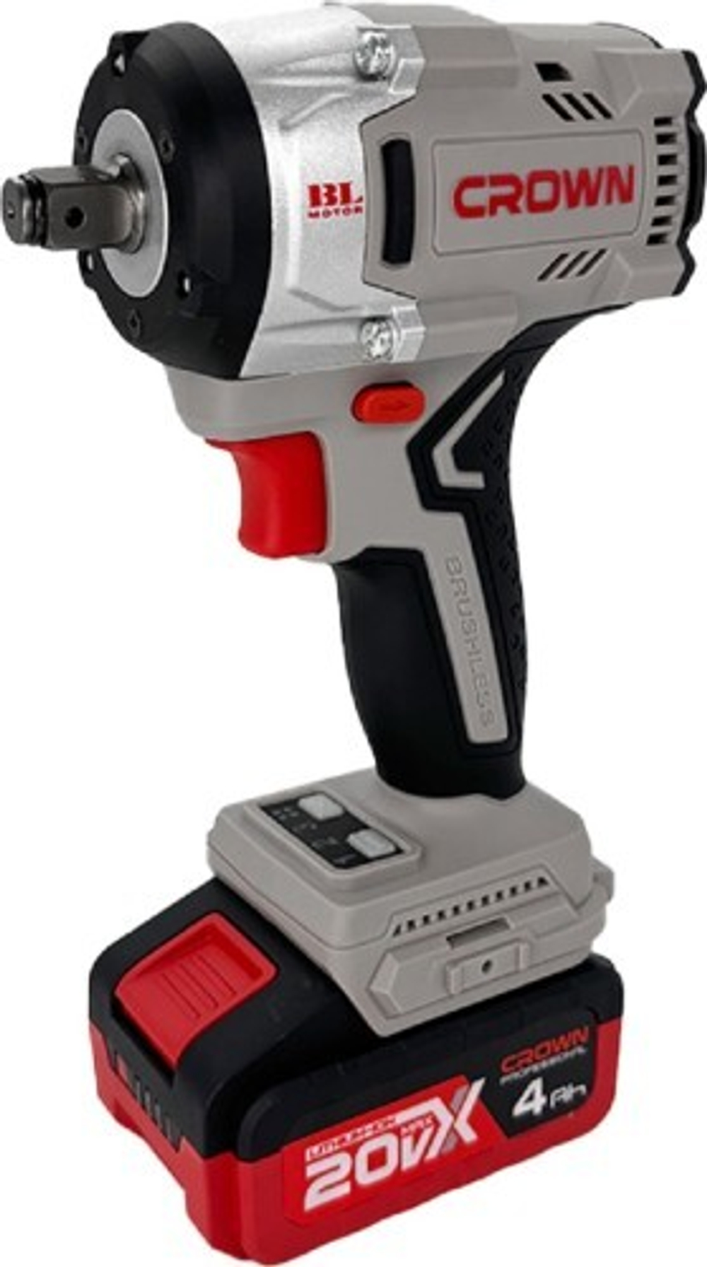 Гайковерт аккумуляторный Crown CT22062HX-4 BMC