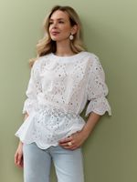 Блузка Милица-1 Виотекс БЕЛЫЙ -4