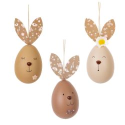 GAEM Изделие декоративное подвесное "Яйцок" (блок 12шт), L5 W5 H11,5 см, 3в.