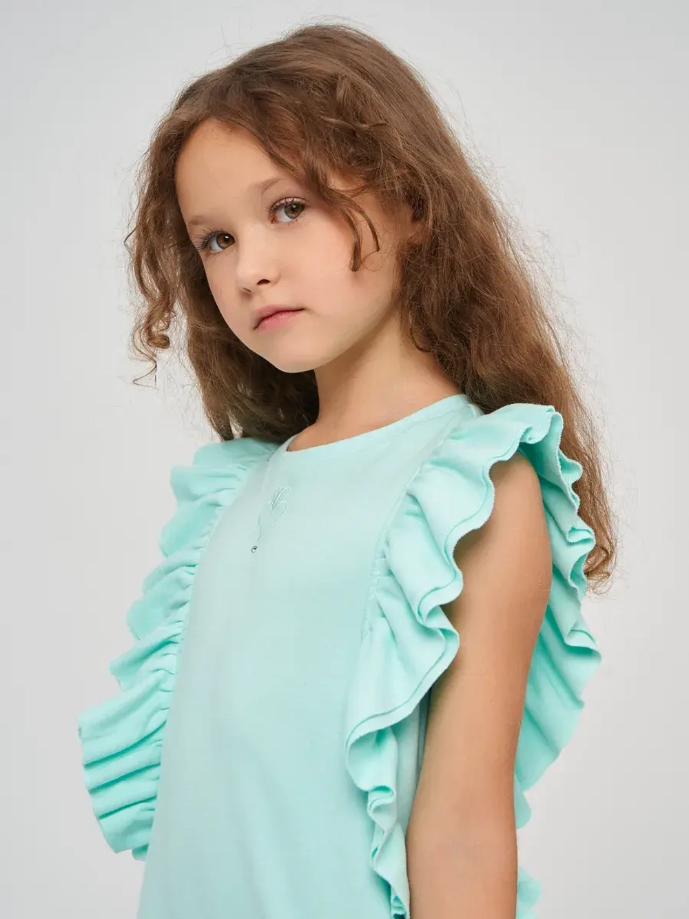 Платье детское BH Stars "Сияние Арктики, 100% хлопок