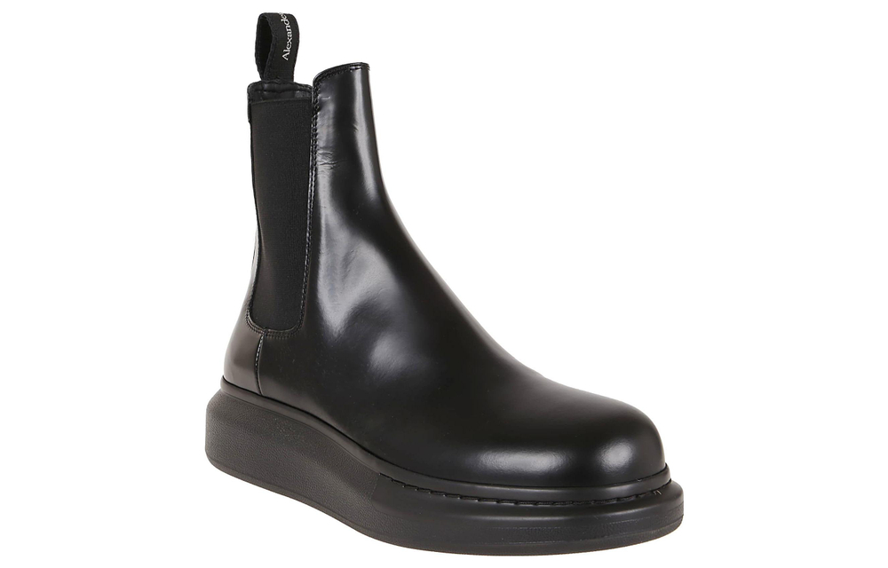 Alexander McQueen Hybrid Chelsea Boot Black Women"s