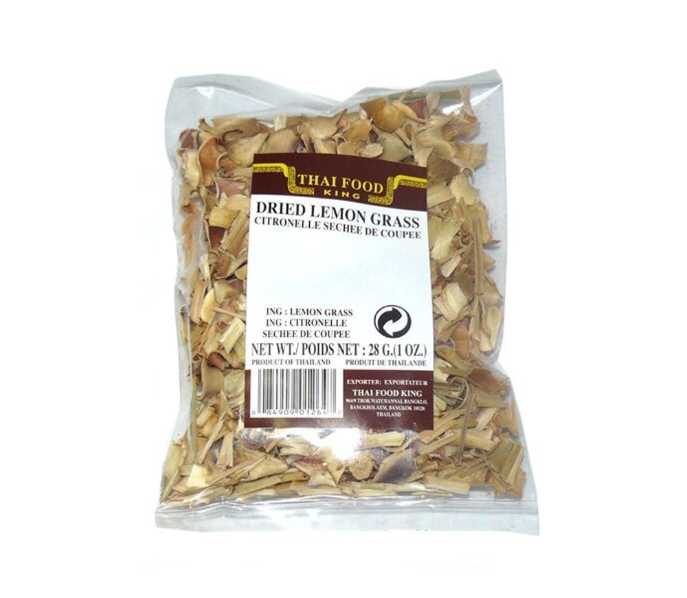 Лимонное сорго сушеное Thai Food King Dried Lemongrass 28 г