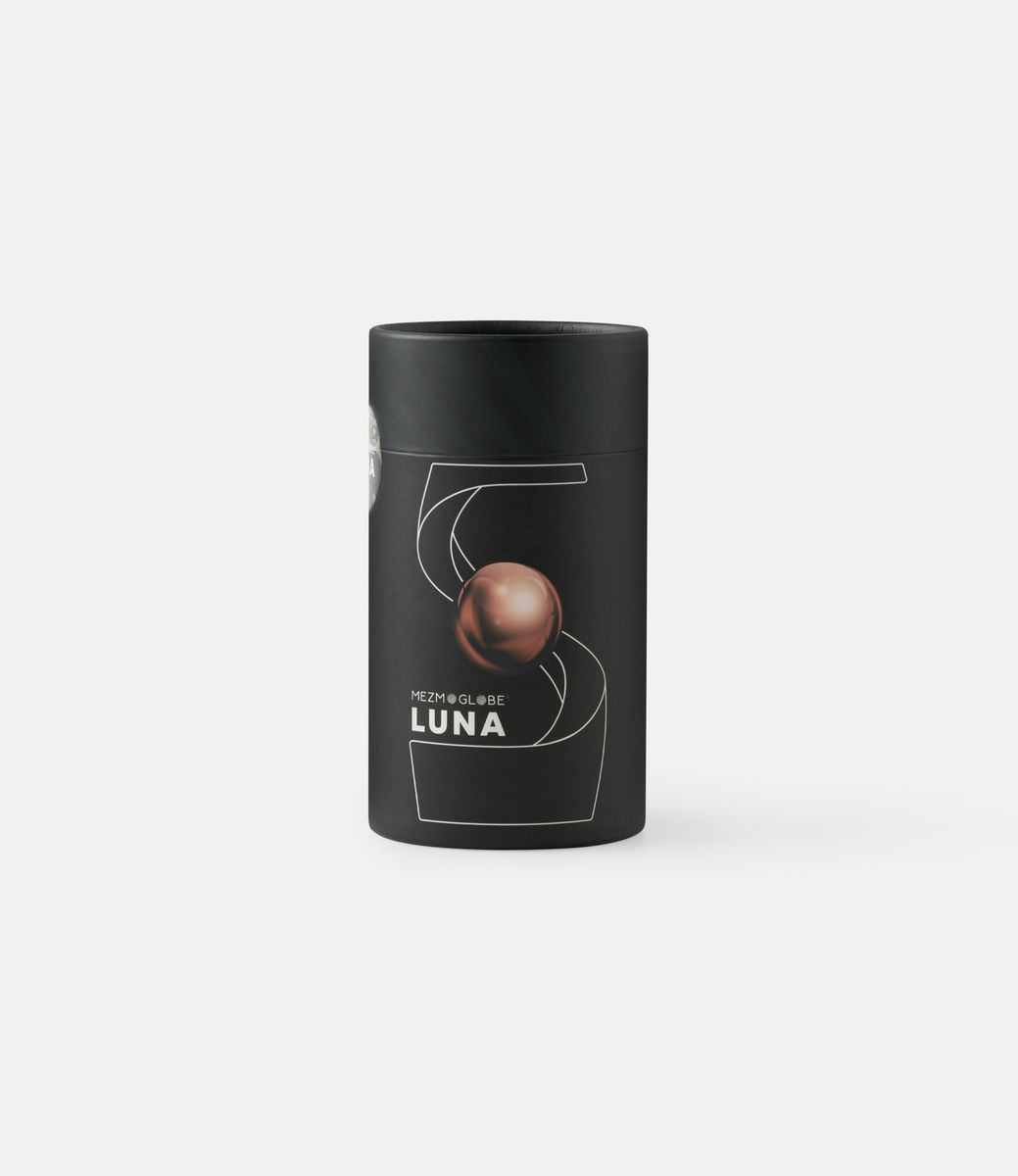 Mezmoglobe Luna Black — кинетическая настольная скульптура