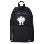 Рюкзак BRAUBERG FASHION CITY универсальный, "Romantic", черный, 44х31х16 см, 270808