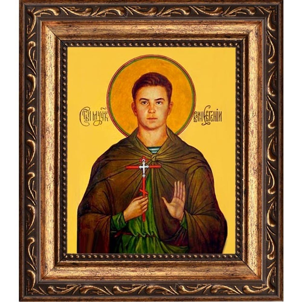 Евгений Родионов. Икона мученика воина на холсте