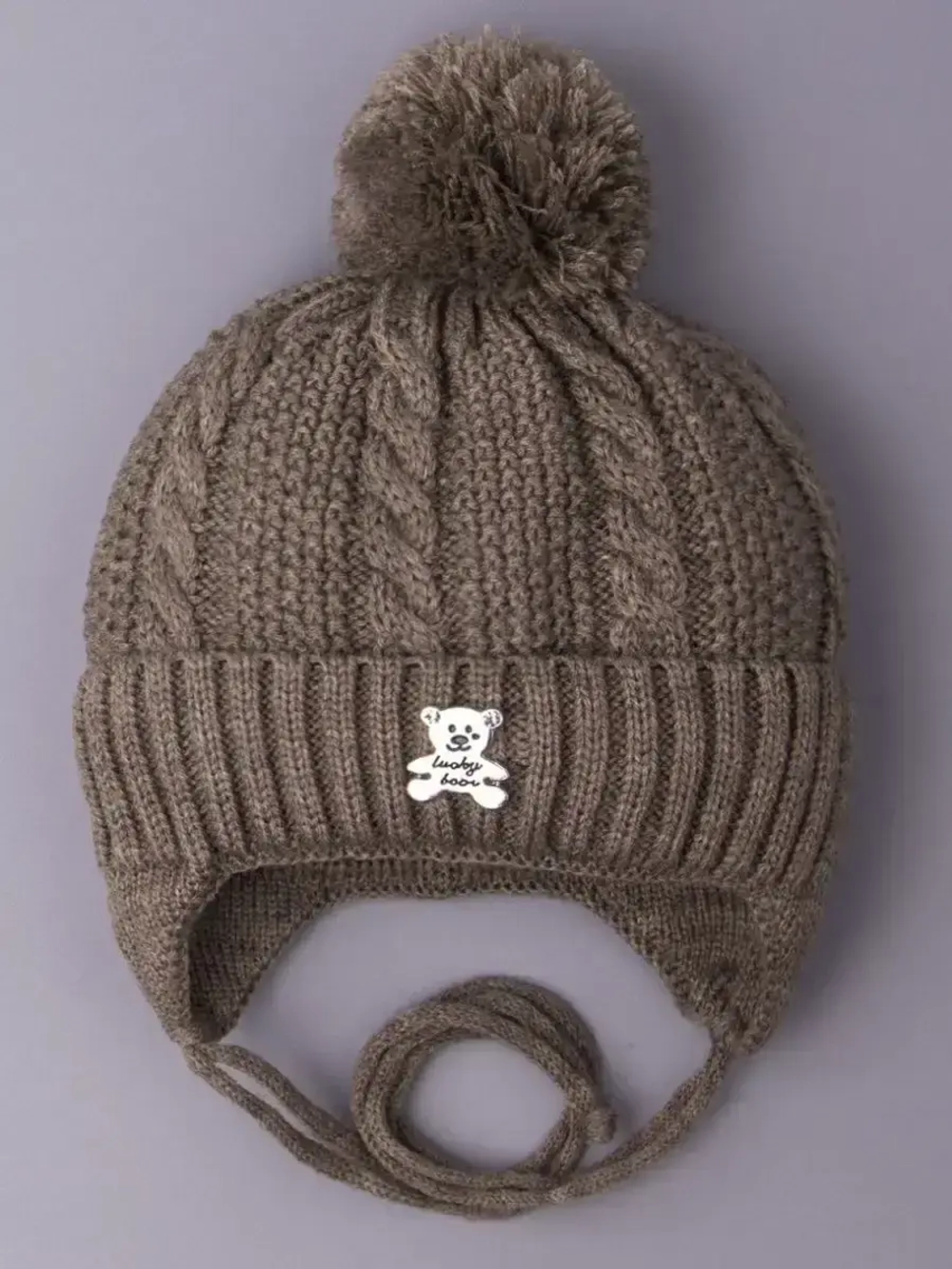 Шапка вязаная демисезонная для детей