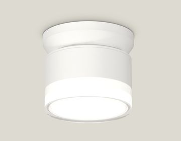 Комплект накладного светильника с акрилом 1*GX53 XS8101047 SWH/FR/CL белый песок/белый матовый/прозрачный (N8901, C8101, N8399)DIY System Complects Ambrella