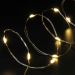 Гирлянда для дома НИТЬ «Роса» 10 м 100 ламп LED, 8 реж,IP-20, Теплый белый