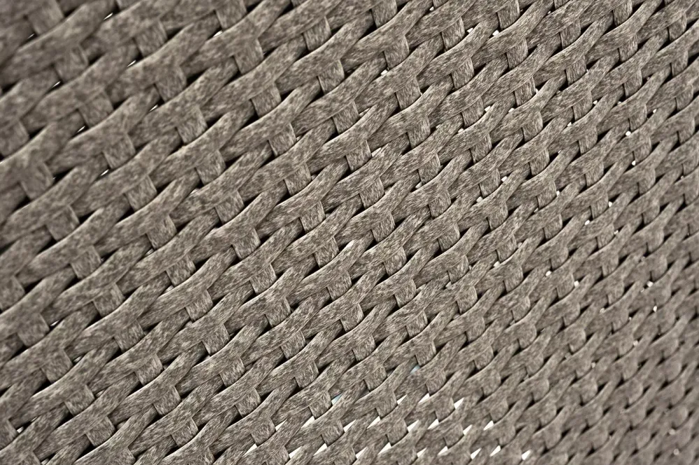 "Капучино" кашпо для цветов плетеное из искусственного ротанга, цвет бежевый