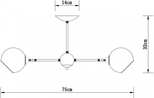 Потолочная люстра Arte Lamp LAGOS A2708PL-5BK