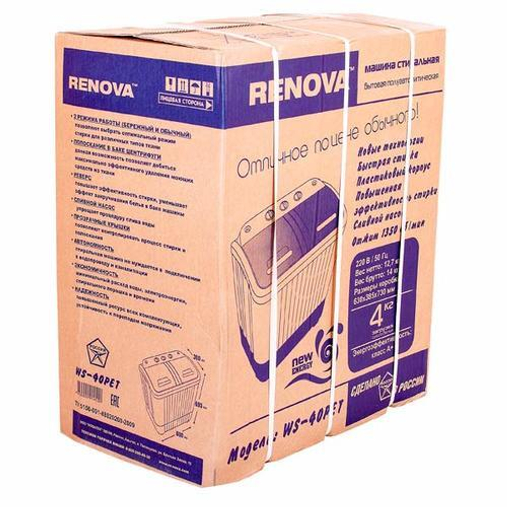 Стиральная машина Renova WS-40PET