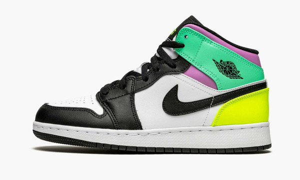 Air Jordan 1 Mid GS "Pastel Black Toe"