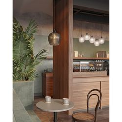 Светильник подвесной каскадный Aurora, 110х18 см, прозрачный