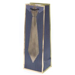 GAEM Пакет подарочный для бутылок (бумага 210г/м2, блок микс 12шт), L12 W10 H35 см, 4в.