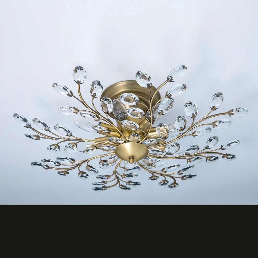 Citilux Серенада CL315183 Люстра хрустальная Бронза