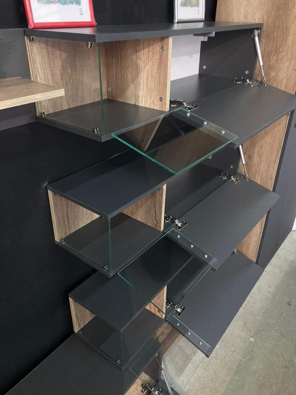 Гостиная Рига ГС-01 каньон/графит