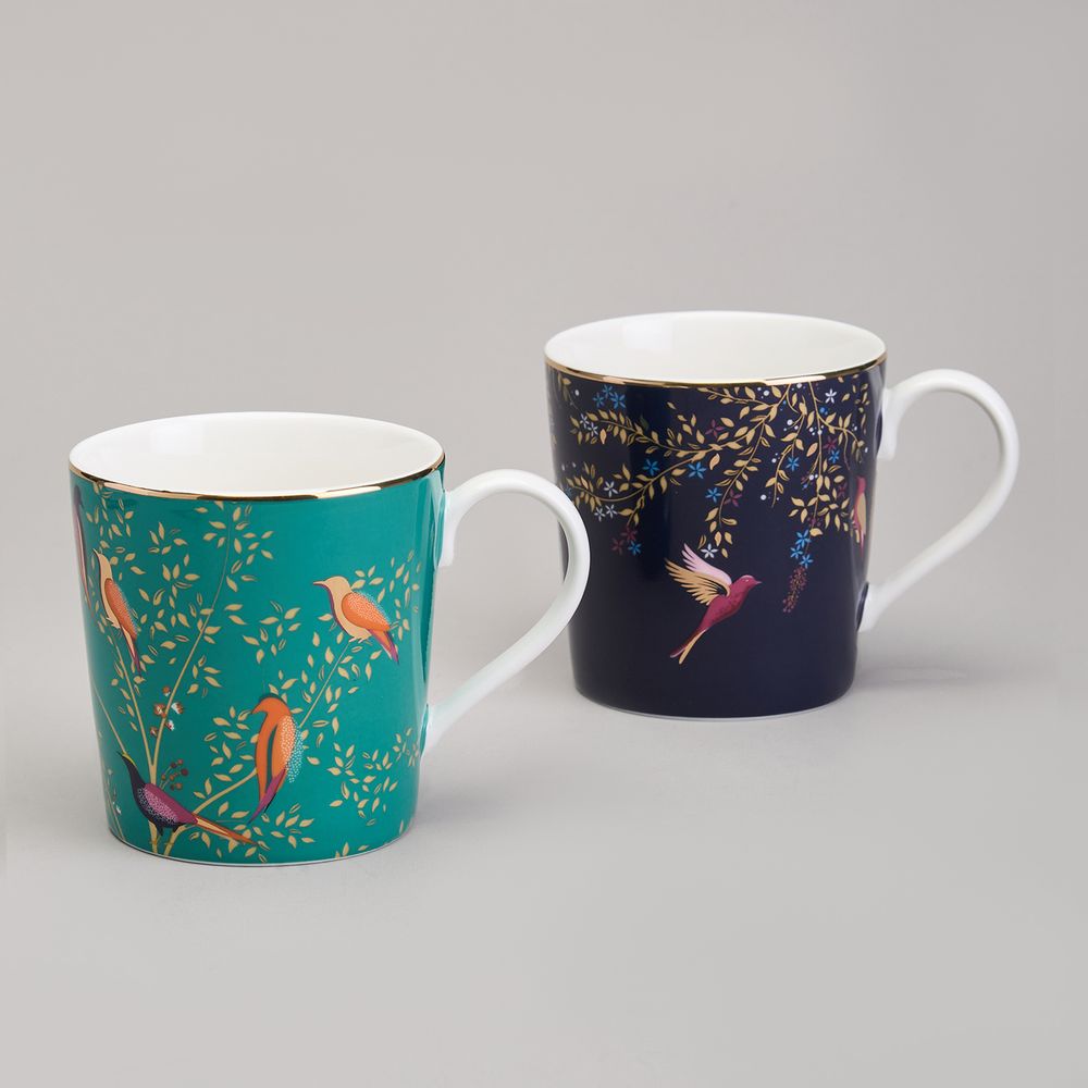 НАБОР КРУЖЕК LEFARD "GOLDEN BIRDS" 2 ШТ. 380 МЛ (КОР=12НАБ.)