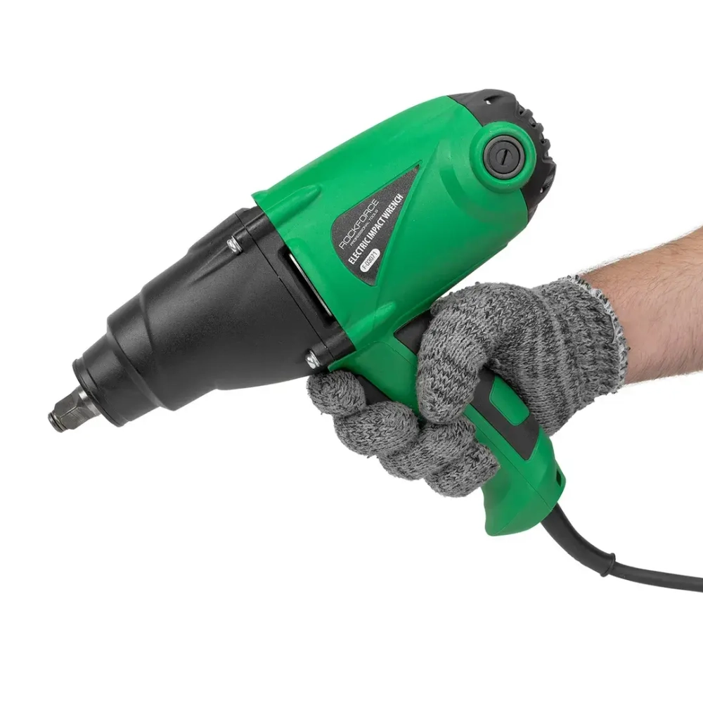 Гайковерт ударный электрический 1/2''(220-240V, 1010W, 500Нм) с комплектом головок (17, 19, 21, 22мм) RockForce##Rock FORCE RF-03071( RF-F-03071)