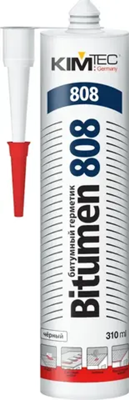 KIM TEC  Герметик Битумный черный 808  310 мл