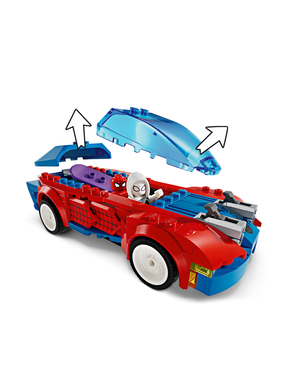 LEGO Super Heroes 76279 «Гоночная машина Человека-паука и Зелёный Гоблин Веном» — битва супергероев