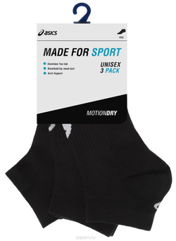 Теннисные носки Asics 3PPK Ped Socks 3P - черный