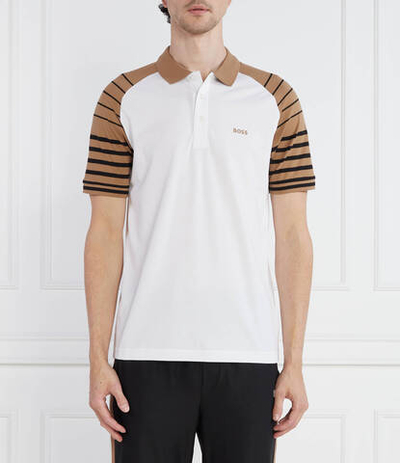 Поло Paule 3 BOSS GREEN - белый(50494331)