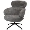 Крутящееся кресло Tuman, серый шенилл