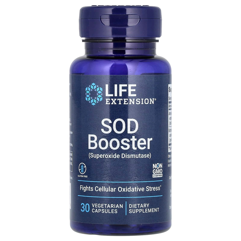 Life Extension, стимулятор СОД, 30 вегетарианских капсул