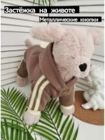 Комбинезон из футера для собак и кошек, костюм для собак