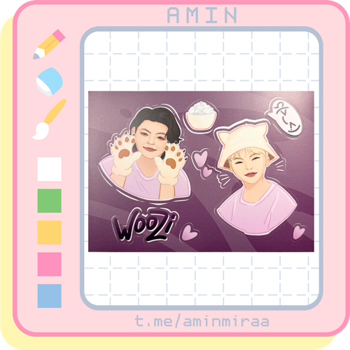 Плюшка / Стикер #43 / SEVENTEEN