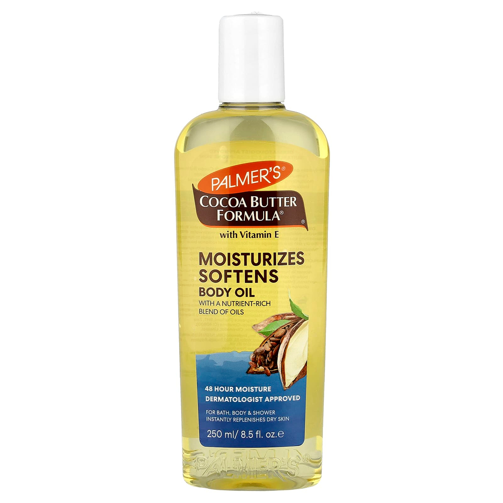 Palmer's, Cocoa Butter Formula, увлажняющее масло для тела, с легким запахом, 250 мл (8,5 жидк. унций)