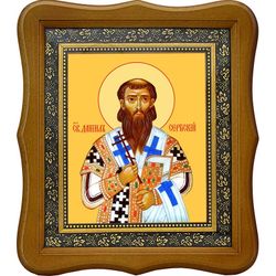 Даниил Сербский Святитель. Икона на холсте.